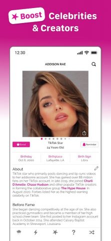 Famous Birthdays для Android — скриншот 2