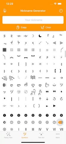 Fancy Text Symbols для Android — скриншот 2