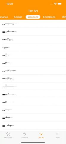 Fancy Text Symbols для Android — скриншот 5