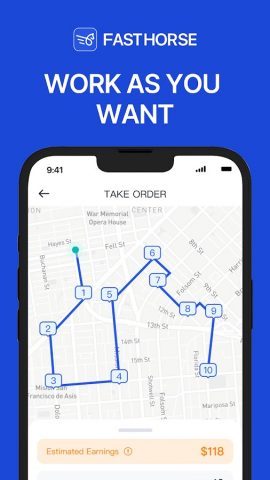 FastHorse Express для Android — скриншот 2