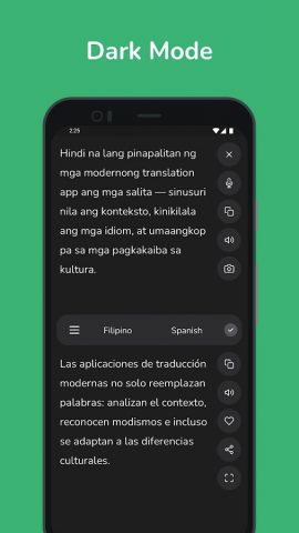 Filipino — Spanish Translator для Android — скриншот 3