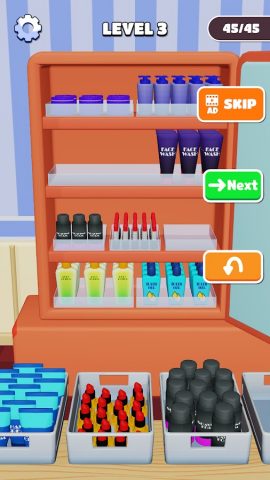 Fill Up Fridge：Organizing Game для Android — скриншот 1