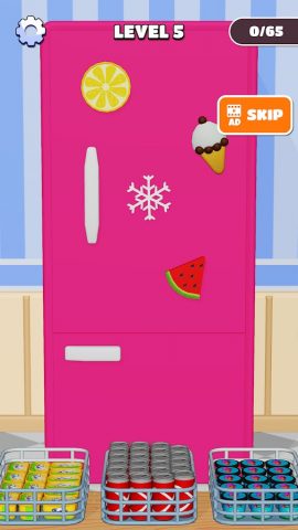 Fill Up Fridge：Organizing Game для Android — скриншот 4