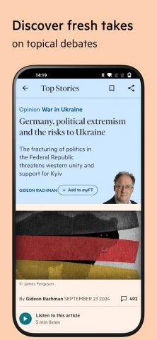 Financial Times: Business News для Android — скриншот 5