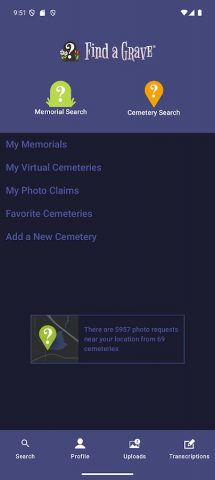 Find a Grave для Android — скриншот 2