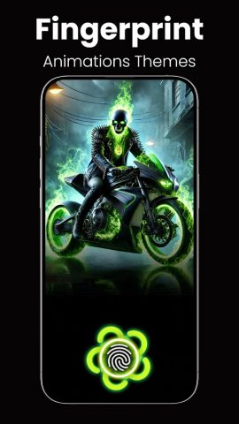 3D Fingerprint Animation Theme для Android — скриншот 4