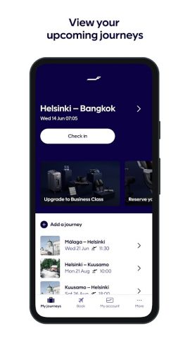 Finnair для Android — скриншот 1