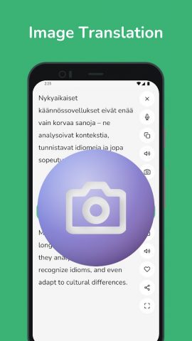 Finnish — English Translator для Android — скриншот 3