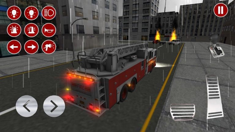 Fire Truck Driving Simulator для Android — скриншот 2