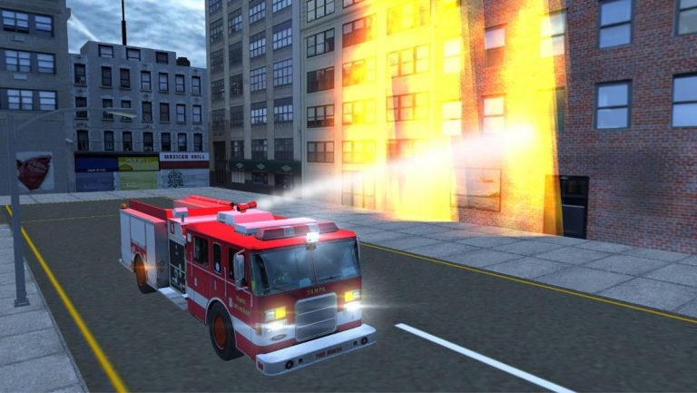Fire Truck Driving Simulator для Android — скриншот 3