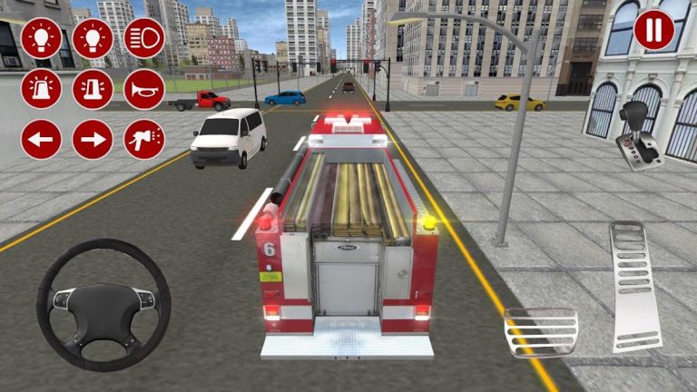 Fire Truck Driving Simulator для Android — скриншот 5