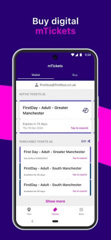 First Bus для Android — скриншот 3