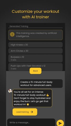 FitLife: AI powered workout для Android — скриншот 3