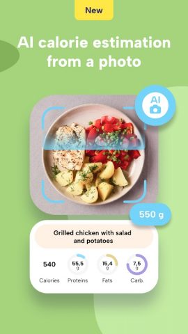 Fitatu AI Calorie Counter для Android — скриншот 2