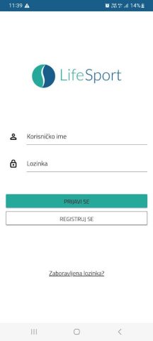 Fitnes klub Lifesport для Android — скриншот 1