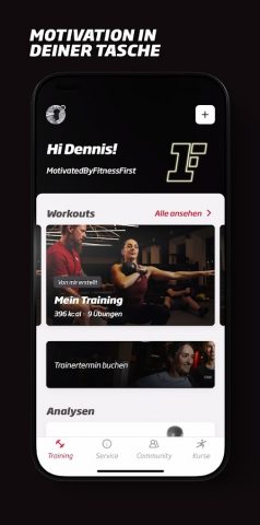 Fitness First Germany для Android — скриншот 1