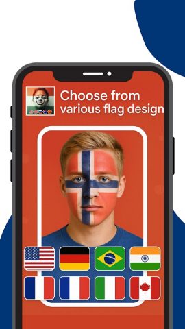 Flag Face — Flag on Pic для Android — скриншот 1