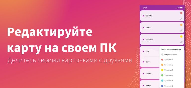 Flashcards maker для Android — скриншот 4