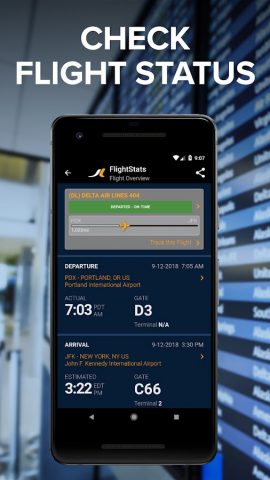 FlightStats для Android — скриншот 1
