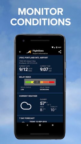 FlightStats для Android — скриншот 3