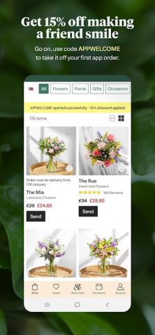 Flowers & Gifts — Bloom & Wild для Android — скриншот 3