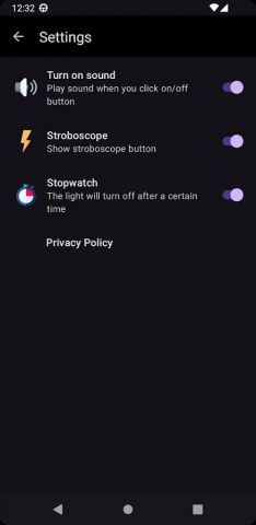 Фонарик — LED для Android — скриншот 3