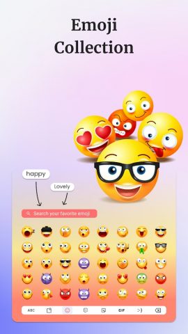 Fonts Keyboard Themes — Emoji для Android — скриншот 4