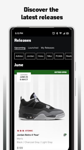 Foot Locker — Shop Releases для Android — скриншот 1