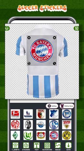 Football Jersey Maker — Shirts для Android — скриншот 3