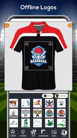 Football Jersey Maker- T Shirt для Android — скриншот 3