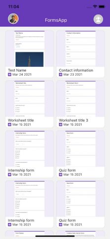 FormsApp — Manage your Forms для Android — скриншот 1