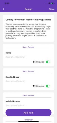 FormsApp — Manage your Forms для Android — скриншот 5