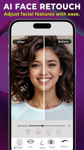 Фоторедактор цвета волос с ИИ для Android — скриншот 4