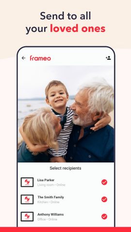 Frameo: Share to photo frames для Android — скриншот 3
