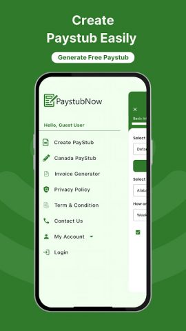 FreePayStubNow: Paycheck Stubs для Android — скриншот 3