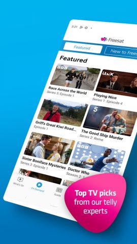 Freesat для Android — скриншот 1