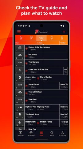 Freeview для Android — скриншот 3