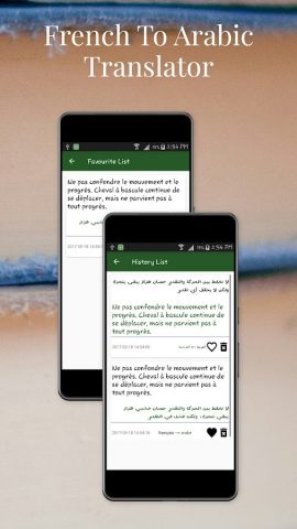 French To Arabic Translator для Android — скриншот 4