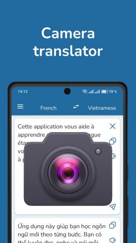 French Vietnamese Translator для Android — скриншот 2