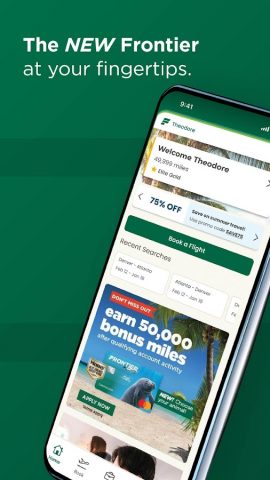 Frontier Airlines для Android — скриншот 1