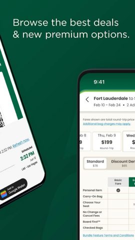 Frontier Airlines для Android — скриншот 3