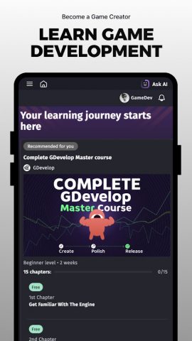 GDevelop — Create & Play Games — скриншот 4
