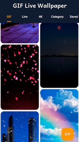 GIF Live Wallpaper для Android — скриншот 1