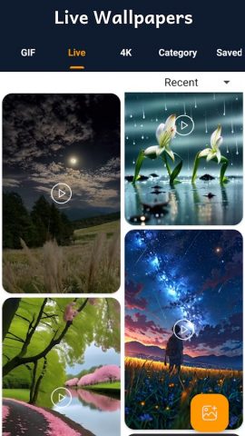 GIF Live Wallpaper для Android — скриншот 2