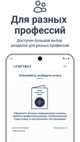 ГИГТЕСТ для Android — скриншот 3
