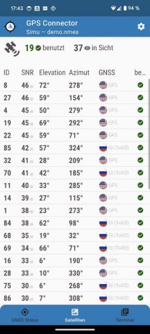 GPS Connector для Android — скриншот 2