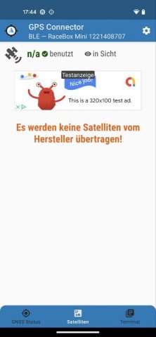 GPS Connector для Android — скриншот 4