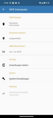 GPS Connector для Android — скриншот 5