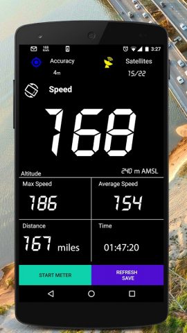 GPS-спидометр – счетчик пути для Android — скриншот 1