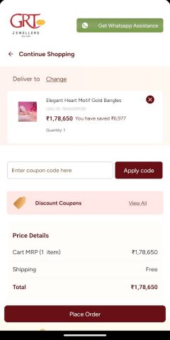 GRT Jewellers Online Shopping для Android — скриншот 5